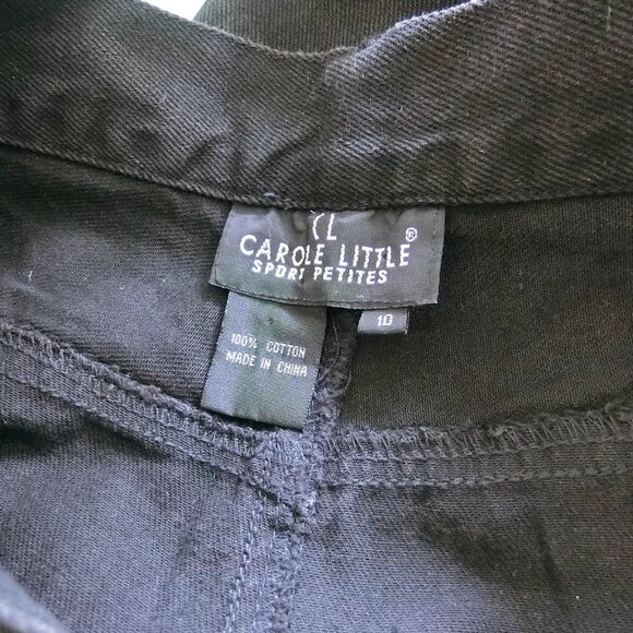 Floral Embroidered Black Jeans - Picture 6 of 6